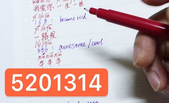 5201314 meaning